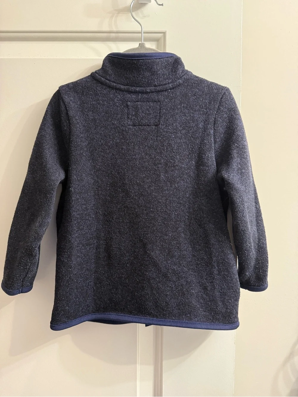Old Navy Kids Dark Navy Full-Zip Fleece Jacket